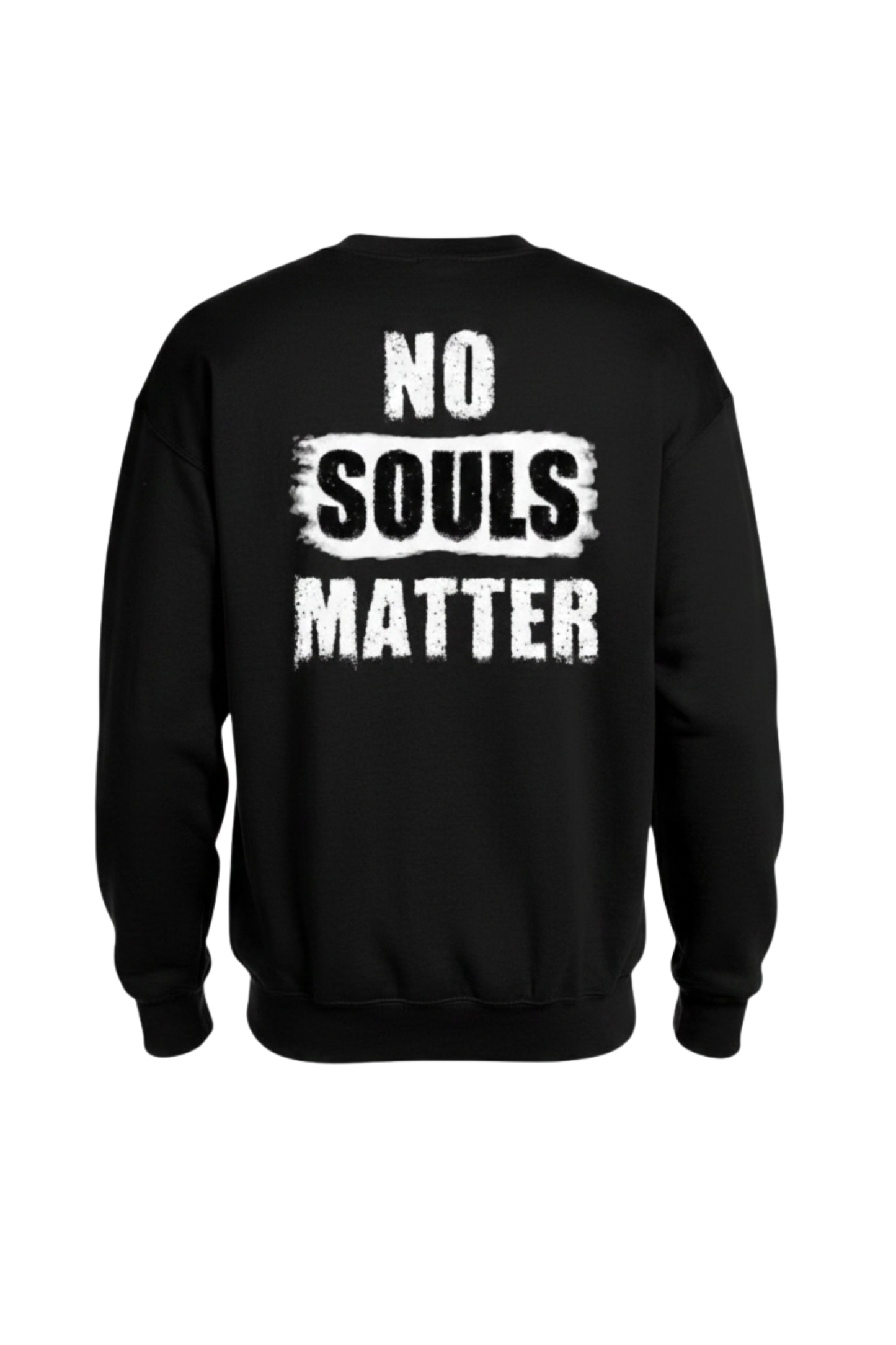 The Soultaker Dual-Sided Men's Sweatshirt (Cemetery / No Souls Matter)
