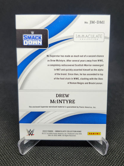 2022 Panini Immaculate Drew McIntyre Jumbo Patch 2/26