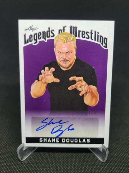 2018 Leaf Legends of Wrestling Shane Douglas Autograph 3/5