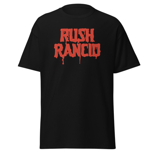 Rush Rancid Men's T-Shirt (ADHD For Life Dual-Sided Print)