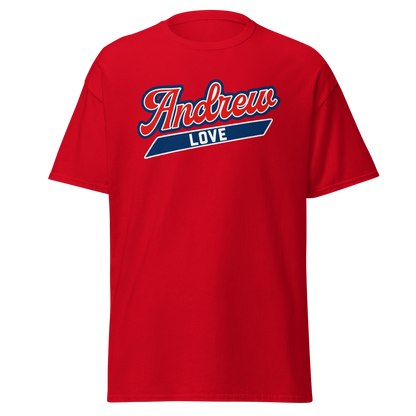 ANDREW LOVE Script Logo T-Shirt