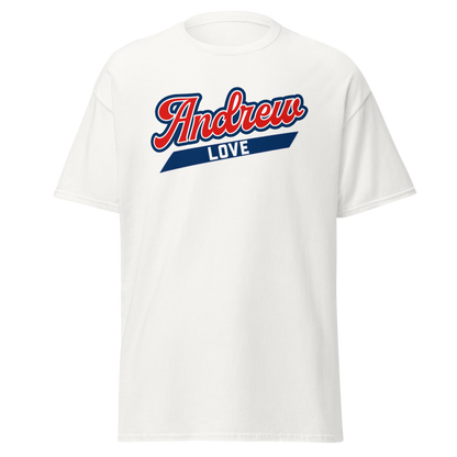 ANDREW LOVE Script Logo T-Shirt