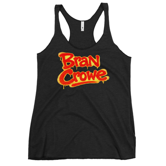 Bran Crowe: Ladies' Triblend Racerback Tank